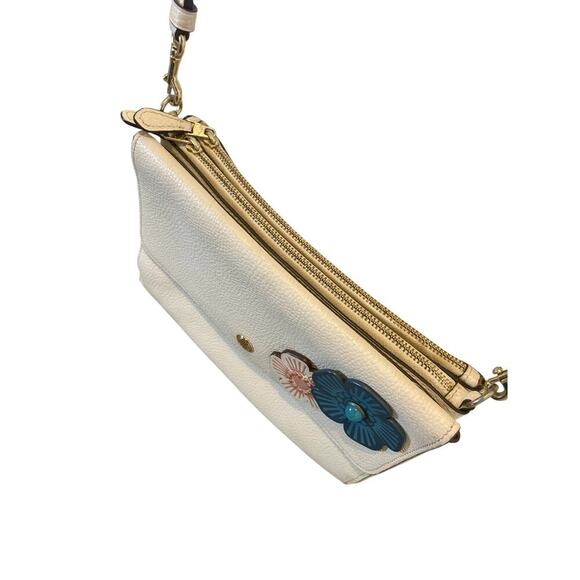 COACH CROSSBODY TEA ROSE WILLOW LEATHER CHALK COLOR VERSATILE ICONIC - Picture 12 of 16